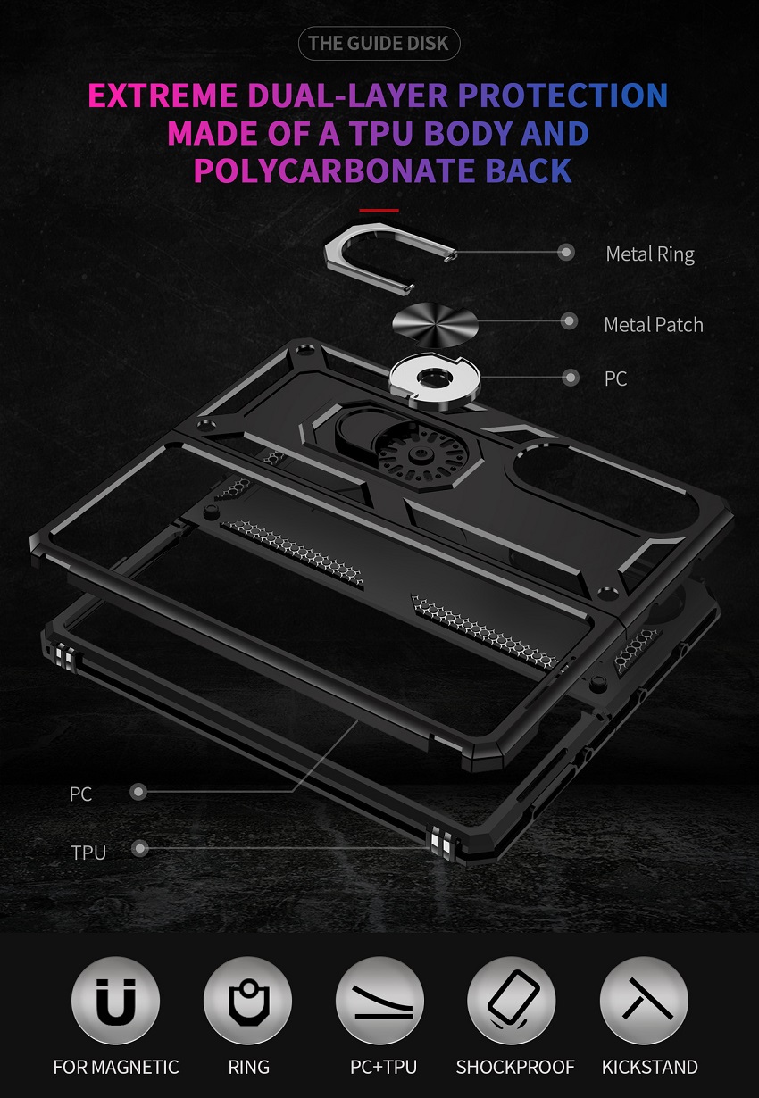 Phone Case for Samsung Galaxy Z Fold 4,Galaxy Z Fold 3 Cover 360° Rotating Stand Military Grade Drop Tested Cover with Magnetic Kickstand Car Mount Protective Case Z Fold4,Z Fold3