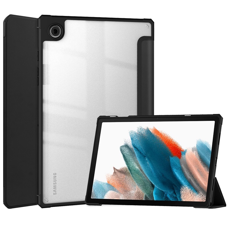 Tablet Case For Samsung Galaxy Tab A8 10.5 (2021) SM-X200 / SM-X205 Shockproof Cover with Clear Back, Auto Wake/Sleep