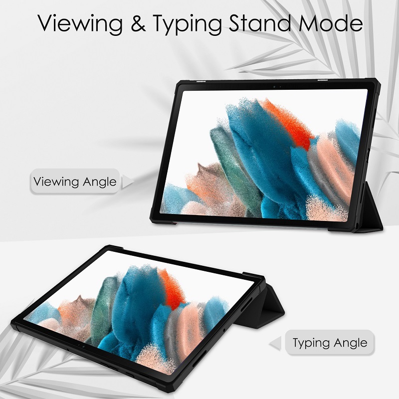 Tablet Case For Samsung Galaxy Tab A8 10.5 (2021) SM-X200 / SM-X205 Shockproof Cover with Clear Back, Auto Wake/Sleep