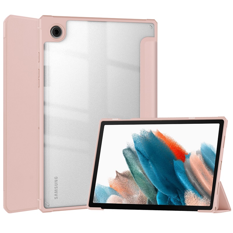 Tablet Case For Samsung Galaxy Tab A8 10.5 (2021) SM-X200 / SM-X205 Shockproof Cover with Clear Back, Auto Wake/Sleep