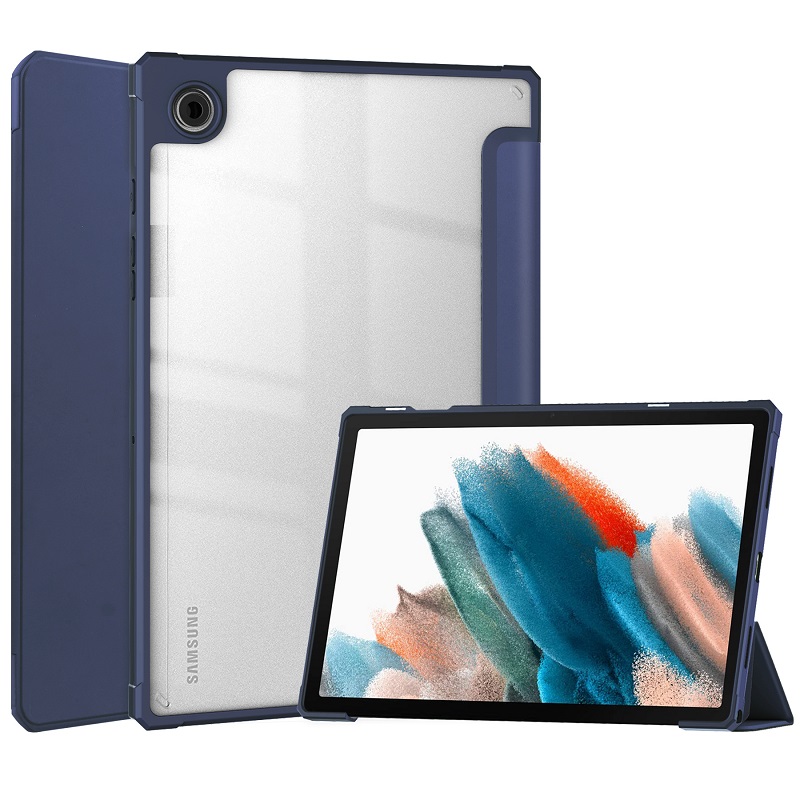 Tablet Case For Samsung Galaxy Tab A8 10.5 (2021) SM-X200 / SM-X205 Shockproof Cover with Clear Back, Auto Wake/Sleep