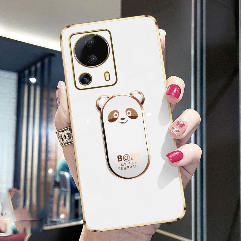 Phone Case for Xiaomi 13 Lite 13 12 11 Pro 12 11 Lite 12T 11T Pro POCO X5 X4 M4 Pro F4 M5 M5S M4 Redmi 12C 10C 10A 10 9C Note 12 11 10 Pro 11S 10S Panda stents Silicone Fall protection Case