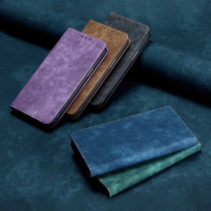 Leather Phone Case Flip Cover for OPPO Reno 8T Reno 10 9 Pro Plus A78 A57 A57S A77 A77S A17 A17K Realme C53 C55 10 Pro Plus 9i Shockproof Protection Stand Holder Magnetic PU Leather Case
