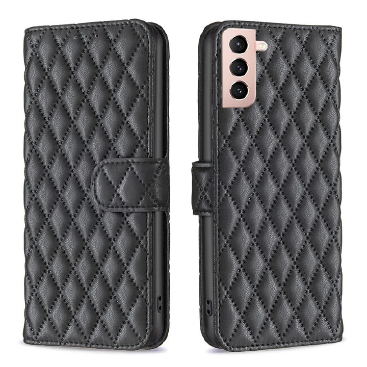 Small Fragrant Wind Leather Phone Case Flip Cover for Samsung Galaxy S23 S22 S21 S20 Ultra Plus FE A54 A34 A24 A14 A04 A04E M14 M23 Shockproof Protection Stand Holder Magnetic PU Leather Case