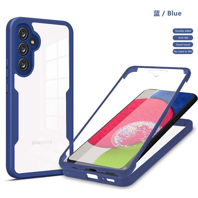 360 Full Cover For Samsung Galaxy A55 A35 A25 A15 A05S A54 A34 A24 A14 A04S A04e Transparent Shockproof Phone Case