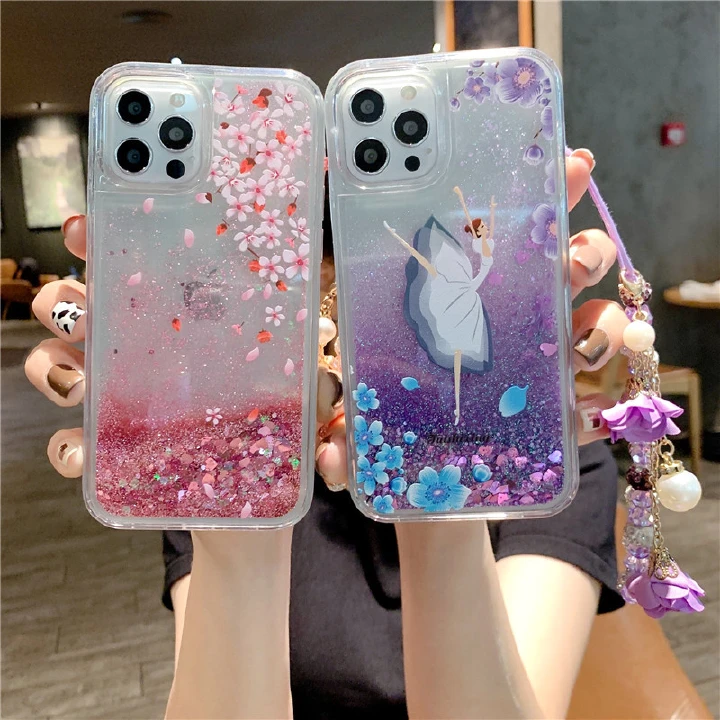 Fashion Liquid Quicksand Phone Case For Samsung Galaxy S24 S23 S22 S21 S20 Ultra S10 S9 S8 Plus S7 edge Note 20 Ultra 10 Plus 9 8 Protective Cover