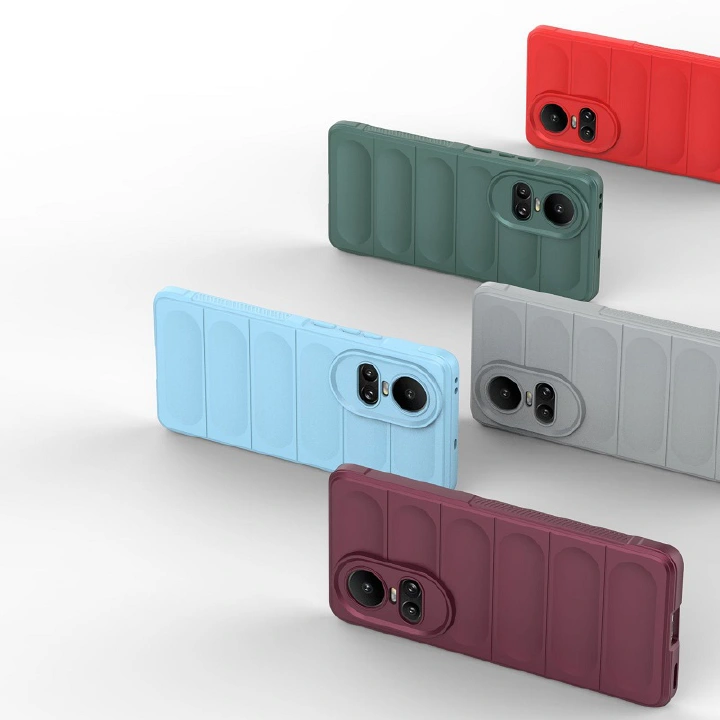 Luxury Skin Feeling Phone Case for OPPO Reno 10/Reno 10 Pro Air Sac Silicone Anti Fall Protective Case