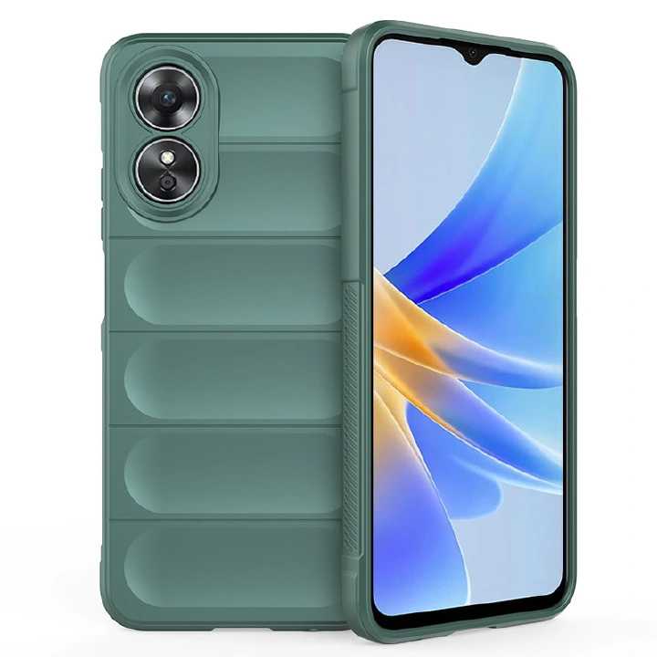 Luxury Skin Feeling Phone Case for OPPO A17 (4G)/A17K Air Sac Silicone Anti Fall Protective Case