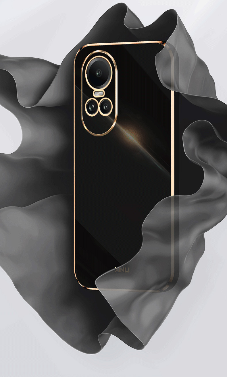 Phone Case for OPPO Reno 10 Pro 5G OPPO A78 A58 4G Shockproof Bumper Plating Silicone Cover