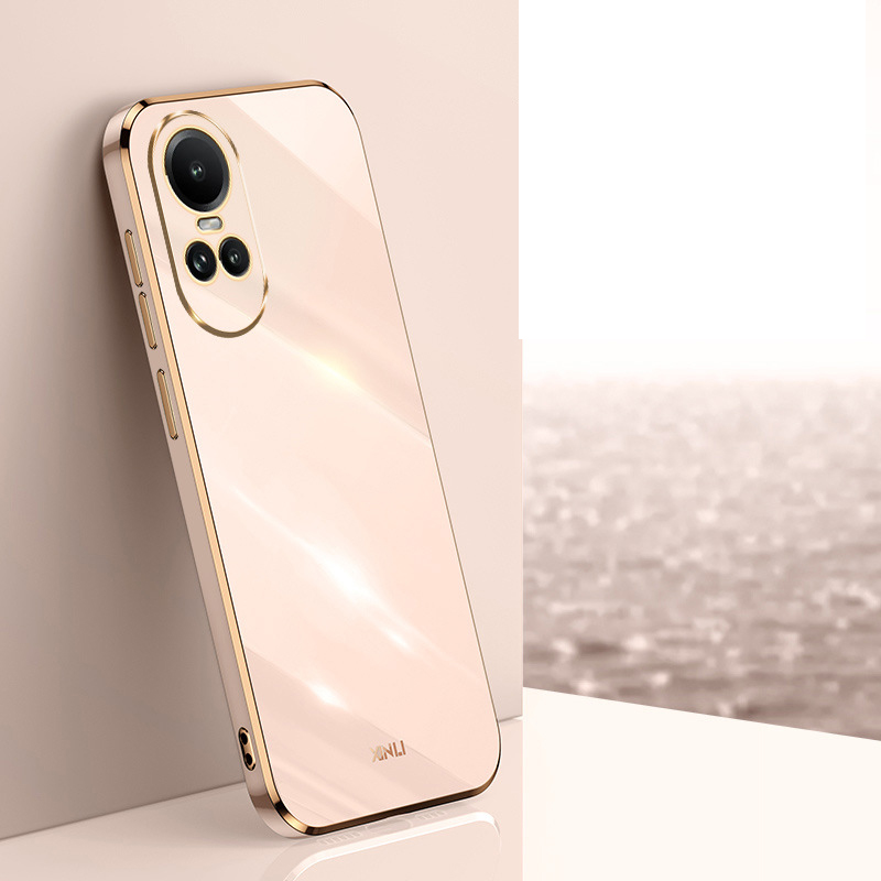 Phone Case for OPPO Reno 10 Pro 5G OPPO A78 A58 4G Shockproof Bumper Plating Silicone Cover