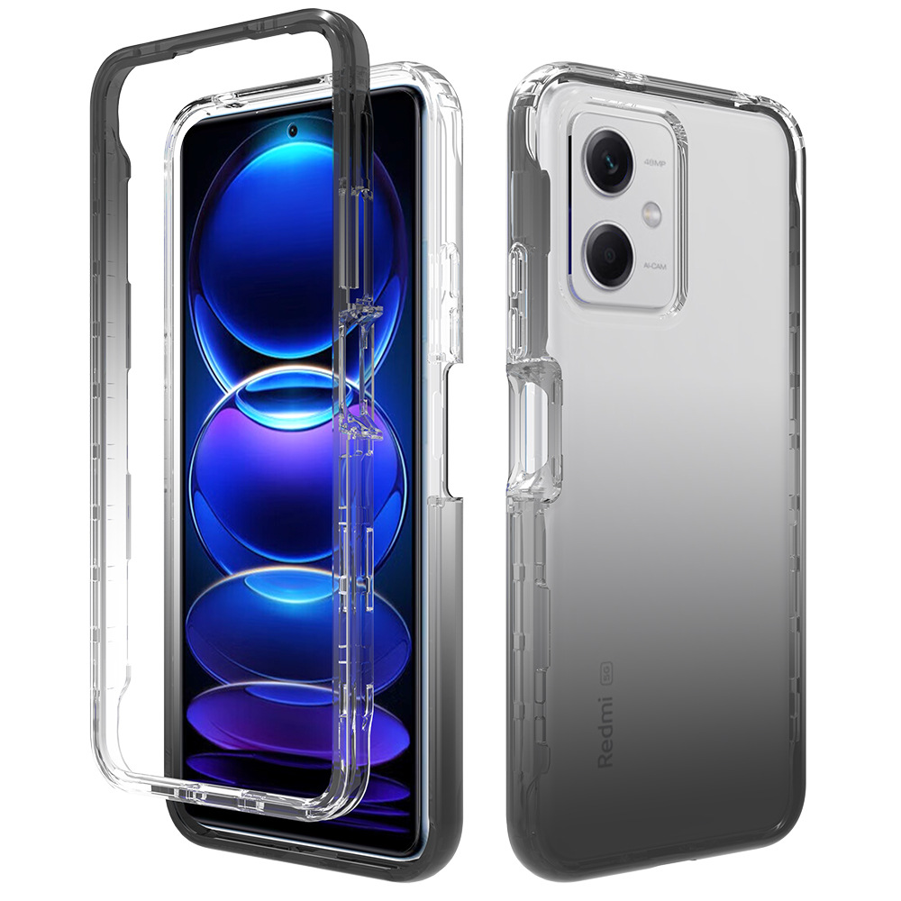 Xiaomi Poco X5 X4 X3 M4 Pro M5S F3 M3 Redmi Note 12 11S 10 Pro Phone Case Clear 360 Full Body Protection Hard + TPU Shockproof Cover