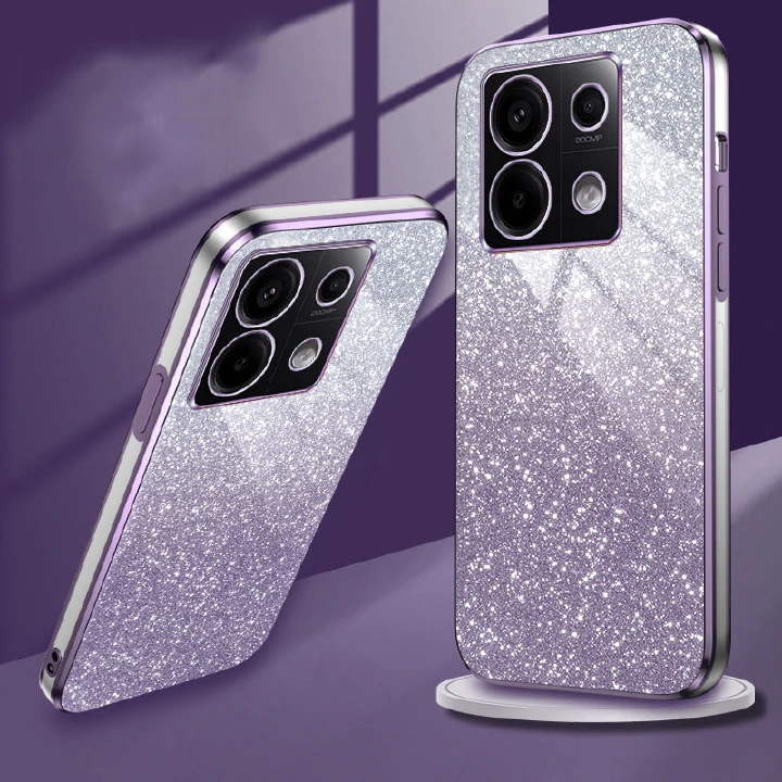 Luxury Electroplating Phone Case For Xiaomi Redmi Note 13 12 11 10 9 Pro 12S 11S 10S 12C 10C 10A 9C 12 K60 K50 K40 Pro Glitter Powder Protective Case