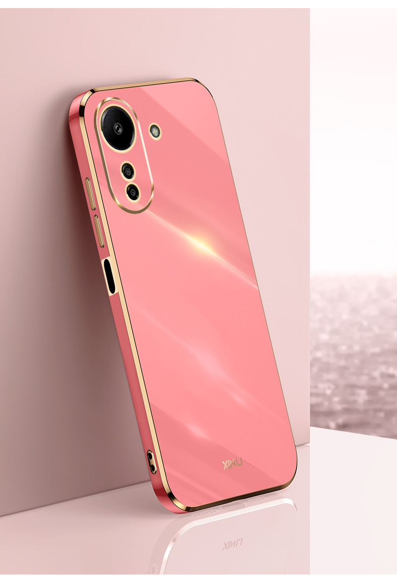 Phone Case for Xiaomi Redmi 13C 12C 12 4G 11A 10C 10A 9T 9C 9A A2 A1 Plus Shockproof Bumper Plating Silicone Cover