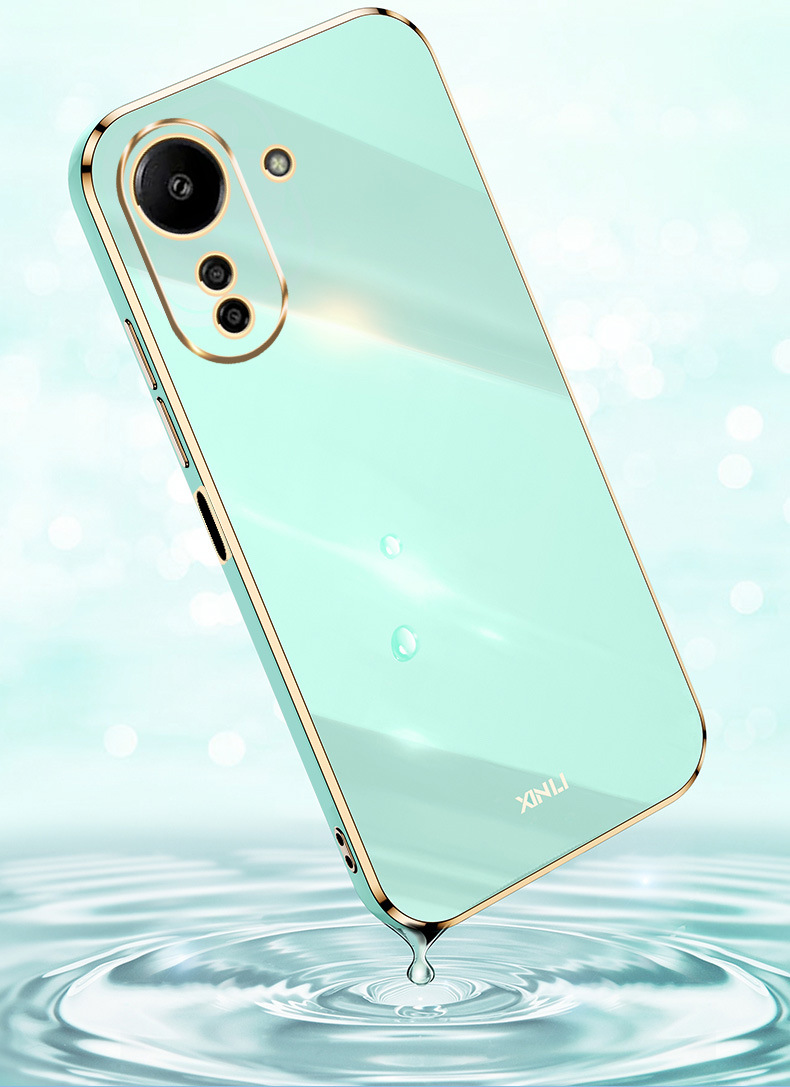 Phone Case for Xiaomi Redmi 13C 12C 12 4G 11A 10C 10A 9T 9C 9A A2 A1 Plus Shockproof Bumper Plating Silicone Cover