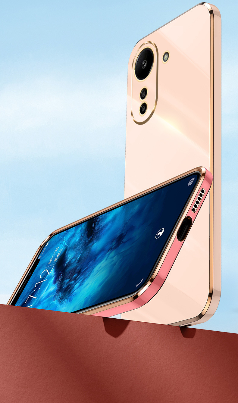 Phone Case for Xiaomi Redmi 13C 12C 12 4G 11A 10C 10A 9T 9C 9A A2 A1 Plus Shockproof Bumper Plating Silicone Cover