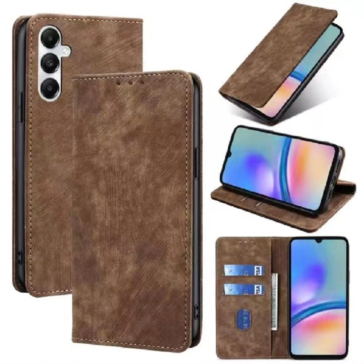Leather Phone Case Flip Cover for Samsung Galaxy A56 A36 A26 A16 A06 A55 A35 A25 A15 A05S A05 A54 A34 A24 A14 A04s Shockproof Protection Stand Holder Magnetic PU Leather Case