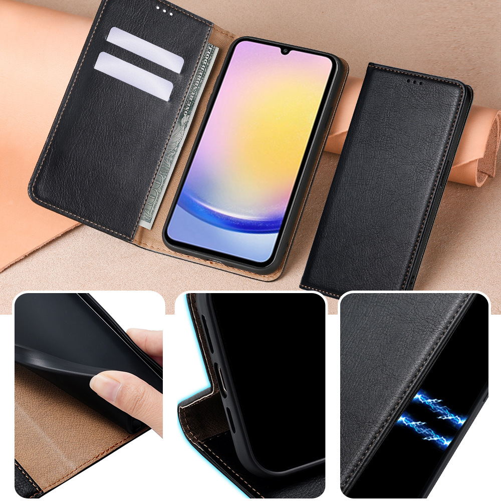 Wallet Flip Case for Samsung Galaxy A56 A36 A26 A16 A55 A35 A25 A15 A05S A54 A34 A24 A14 A04S Leather PU [Magnetic Flip] Cover