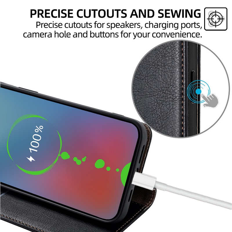 Wallet Flip Case for LG Velvet Leather PU [Magnetic Flip] Cover