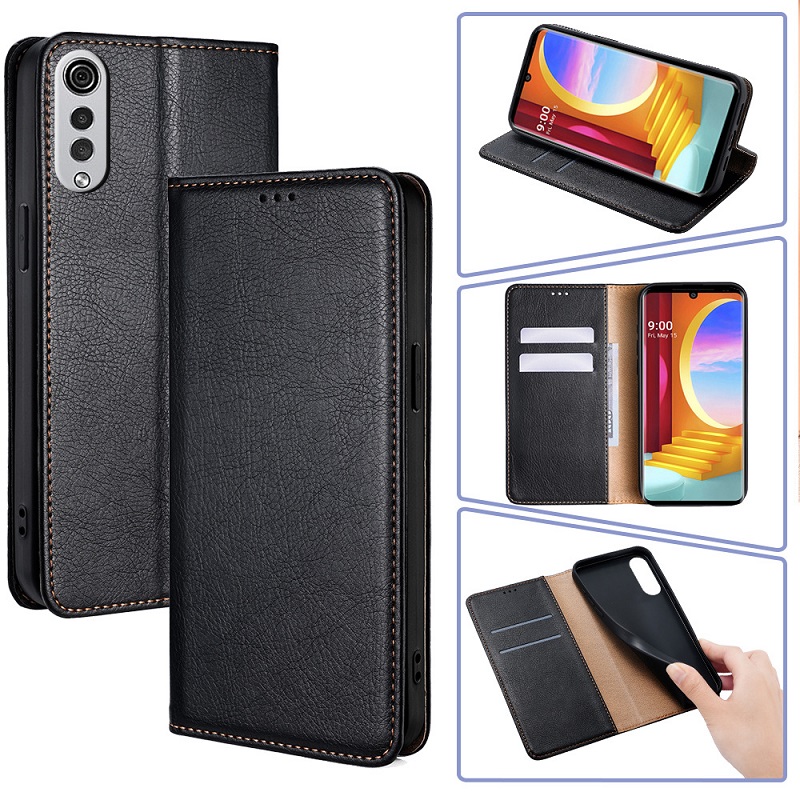 Wallet Flip Case for LG Velvet Leather PU [Magnetic Flip] Cover