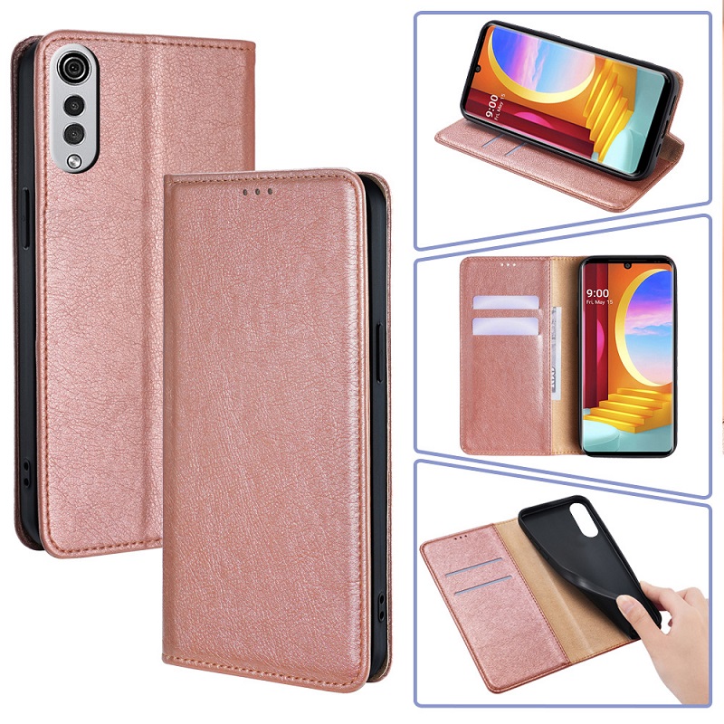 Wallet Flip Case for LG Velvet Leather PU [Magnetic Flip] Cover