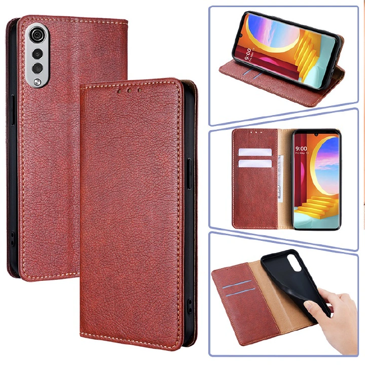 Wallet Flip Case for LG Velvet Leather PU [Magnetic Flip] Cover