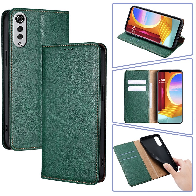 Wallet Flip Case for LG Velvet Leather PU [Magnetic Flip] Cover