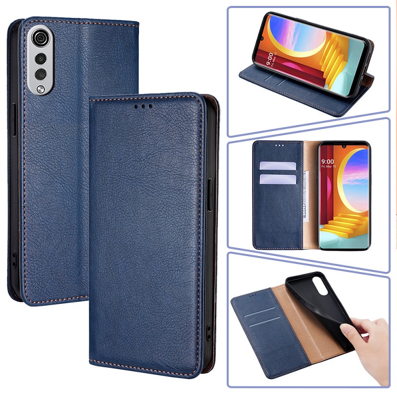 Wallet Flip Case for LG Velvet Leather PU [Magnetic Flip] Cover