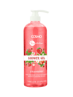 Cosmo  Strawberry Temptation Shower Gel - 1000 ML - Bath & Shower Body Care As PIcture 1000 ML