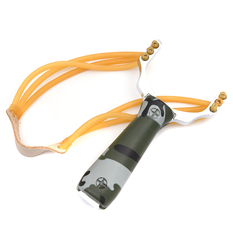 Powerful Slingshot AluminiumAlloy Slingshot Catapult Bow Camouflage Un-hurtable Outdoor Game