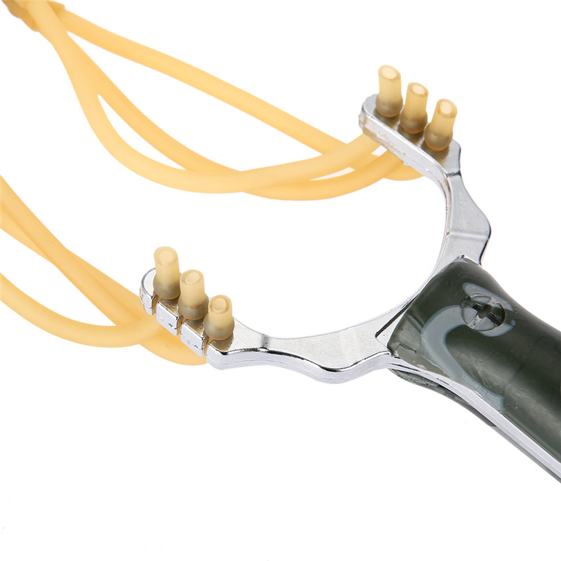 Powerful Slingshot AluminiumAlloy Slingshot Catapult Bow Camouflage Un-hurtable Outdoor Game