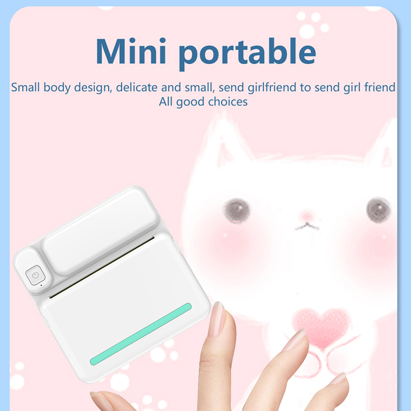 Mini   Portable Pocket Photo Note Printer Thermal