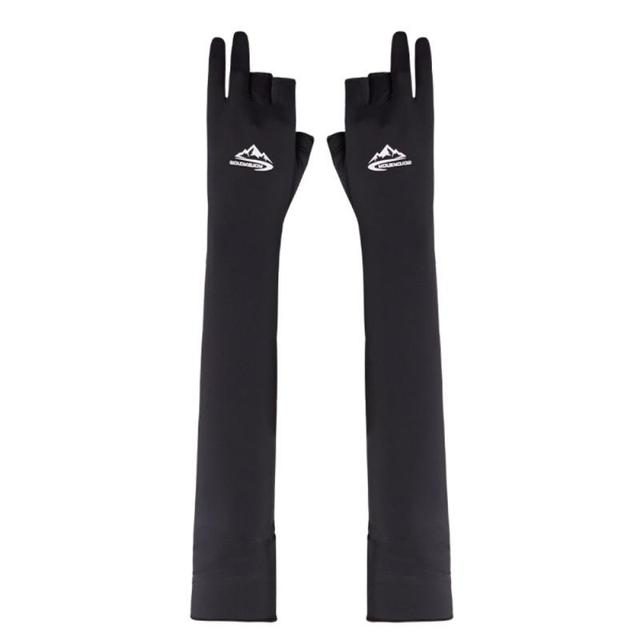 1 Pairs Unisex Cooling Arm Sleeves Elbow Cover Cycling Run Fishing UV Sun Protection Women Nylon Cool Arm Sleeves
