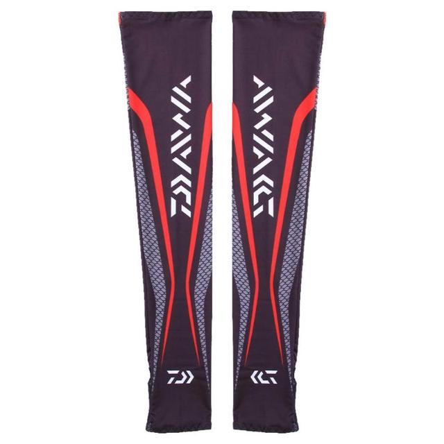 1 Pair Summer UV Sun Protection Arm Sleeves for Fishing Cycling Sports Riding Cooling Arm Warmers Anti-sunburn Sleeves Cover
