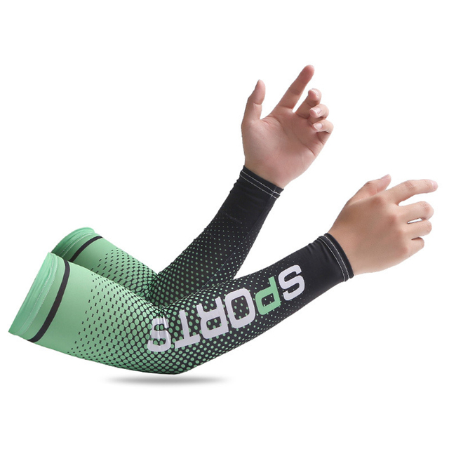 1 Pair Arm Sleeve Unisex Cuff Cover Cycling Running Sun Protection Elbow Pad Fitness Basketball Sport Arm Outdoor Warmers Sleeve