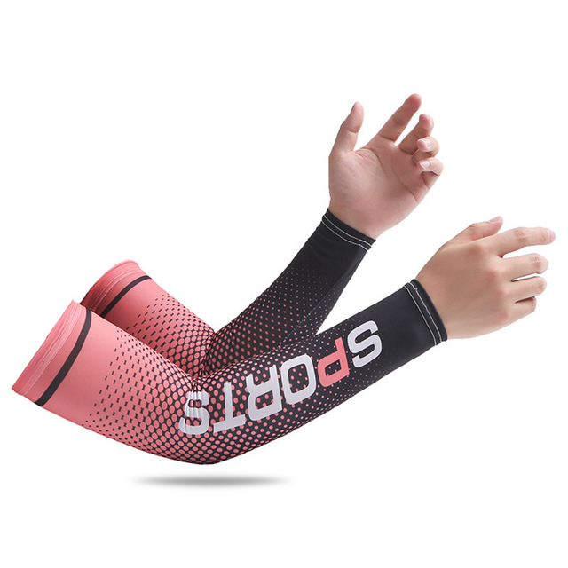 1 Pair Arm Sleeve Unisex Cuff Cover Cycling Running Sun Protection Elbow Pad Fitness Basketball Sport Arm Outdoor Warmers Sleeve