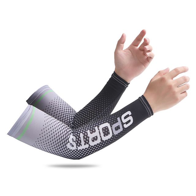 1 Pair Arm Sleeve Unisex Cuff Cover Cycling Running Sun Protection Elbow Pad Fitness Basketball Sport Arm Outdoor Warmers Sleeve