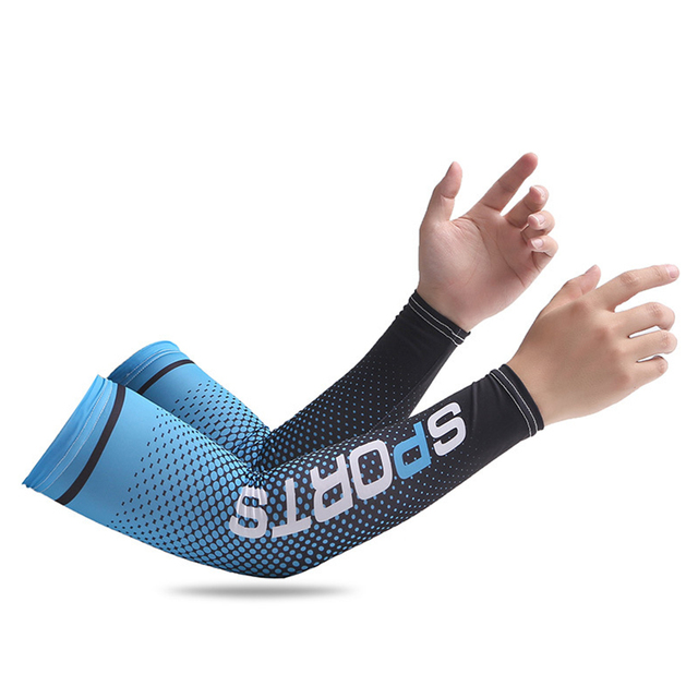 1 Pair Arm Sleeve Unisex Cuff Cover Cycling Running Sun Protection Elbow Pad Fitness Basketball Sport Arm Outdoor Warmers Sleeve