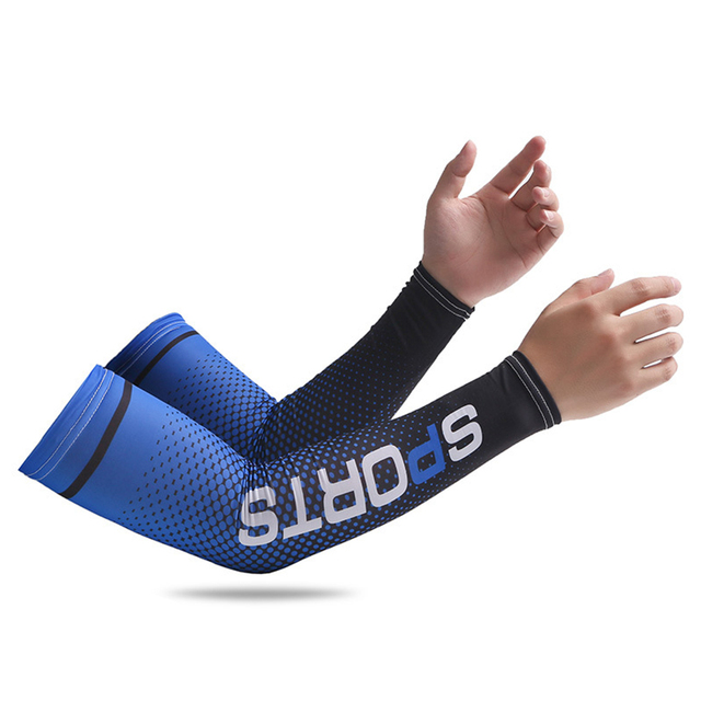 1 Pair Arm Sleeve Unisex Cuff Cover Cycling Running Sun Protection Elbow Pad Fitness Basketball Sport Arm Outdoor Warmers Sleeve