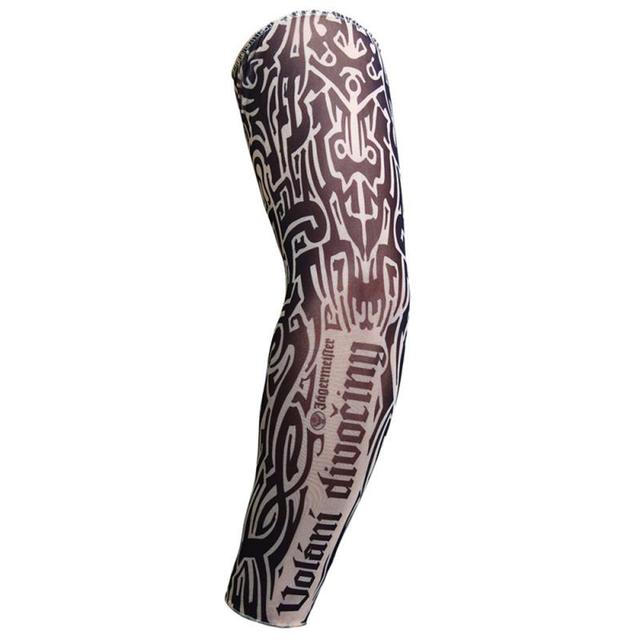 1PCS Outdoor Cycling Sleeve 3D Tattoo Printed Arm Cover Cycling Sun Protection Arm Cooling Sleeves Riding Sleeves Arm Protection