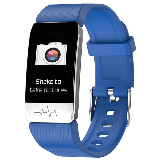 T1S Smart Watch Bluetooth Call Message Display Temperature Heart Rate Blood Pressure Sports Tracker Fashion