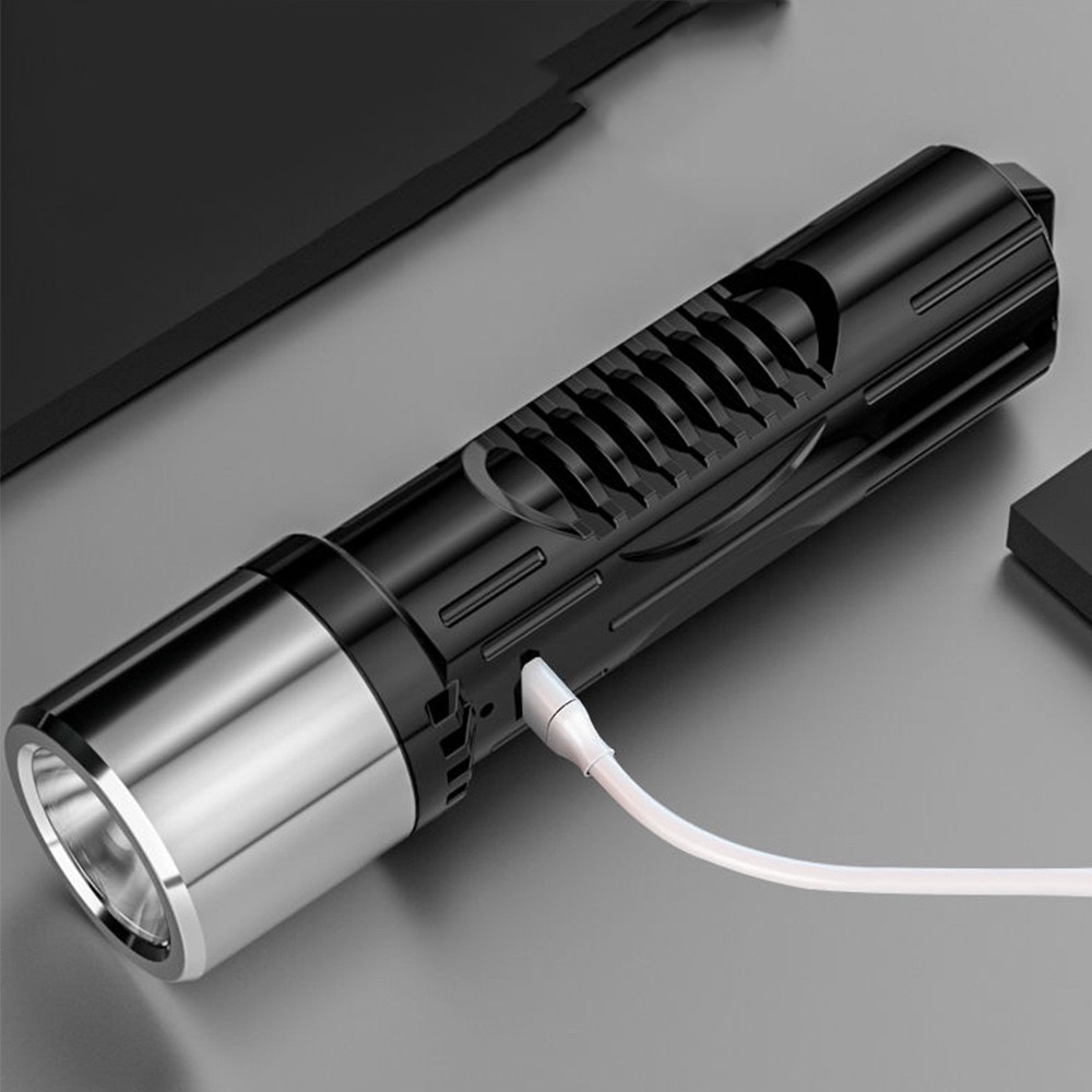 Ultra LED Zoom Mini Flashlight Splashproof flashlight rechargeable