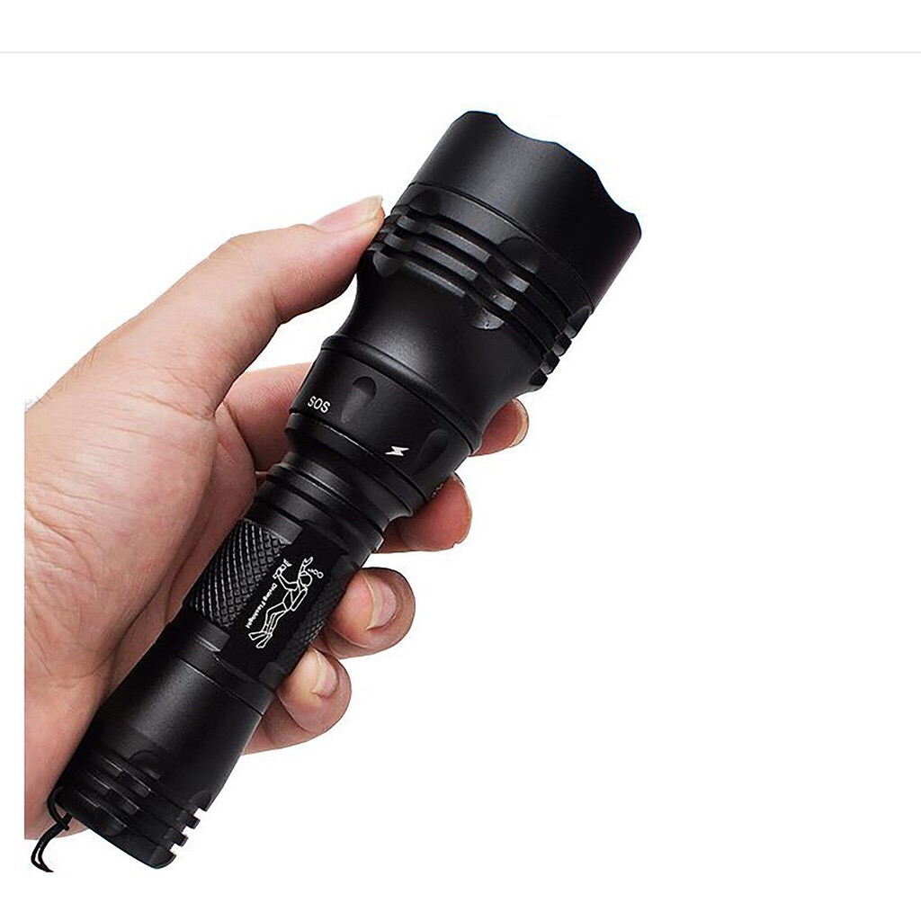Scuba Diving LED Waterproof Rechargeable Flashlight(GD34)