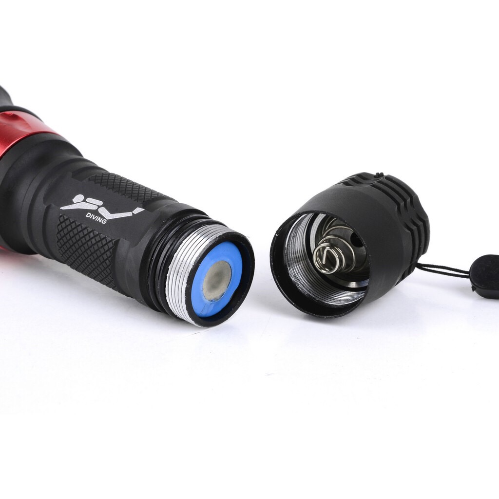 Scuba Diving LED Waterproof Rechargeable Flashlight(GD34)