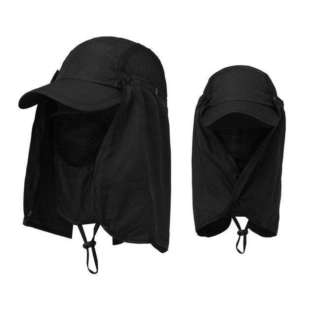 Multifunction Foldable Bucket Hats For Women Men Quick Drying Baseball Cap Summer UV Protection Fishing Sun Hat With Neck Flap