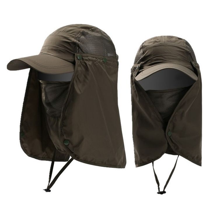Multi-functional Sun Hat Unisex Outdoor Fishing Hiking Baseball Caps for  Women Men's Summer Breathable Quick