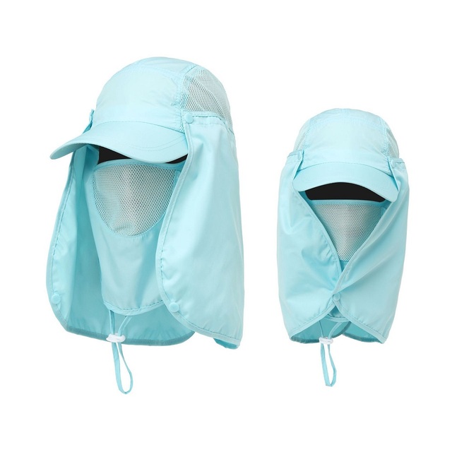 Multifunction Foldable Bucket Hats For Women Men Quick Drying Baseball Cap Summer UV Protection Fishing Sun Hat With Neck Flap
