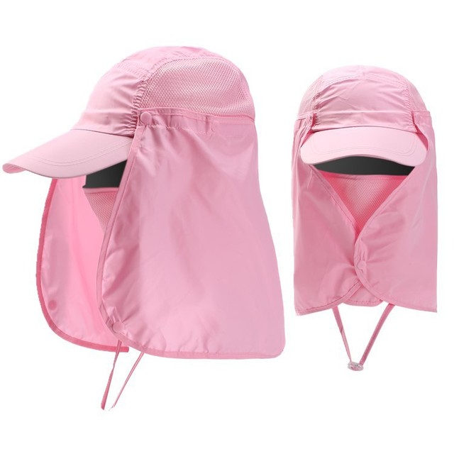 Multifunction Foldable Bucket Hats For Women Men Quick Drying Baseball Cap Summer UV Protection Fishing Sun Hat With Neck Flap