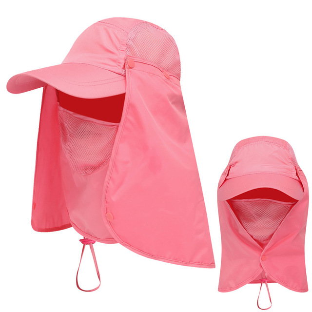 Multifunction Foldable Bucket Hats For Women Men Quick Drying Baseball Cap Summer UV Protection Fishing Sun Hat With Neck Flap