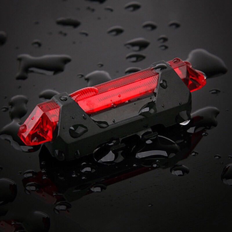 Bicycle Light Waterproof Rear Tail Light LED USB Rechargeable Cycling Taillamp Safety Warning Light