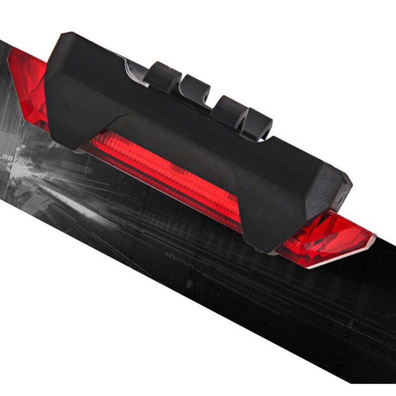 Bicycle Light Waterproof Rear Tail Light LED USB Rechargeable Cycling Taillamp Safety Warning Light